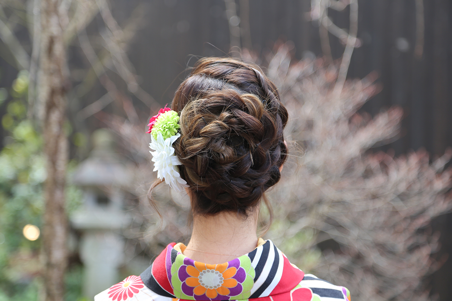 1.Side braided updo 2/4