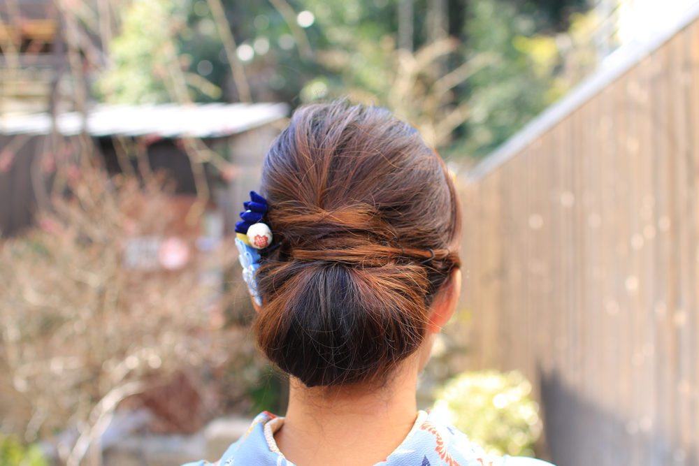 本格ヘアセット 着物や浴衣のレンタルは京都のレンタル着物岡本