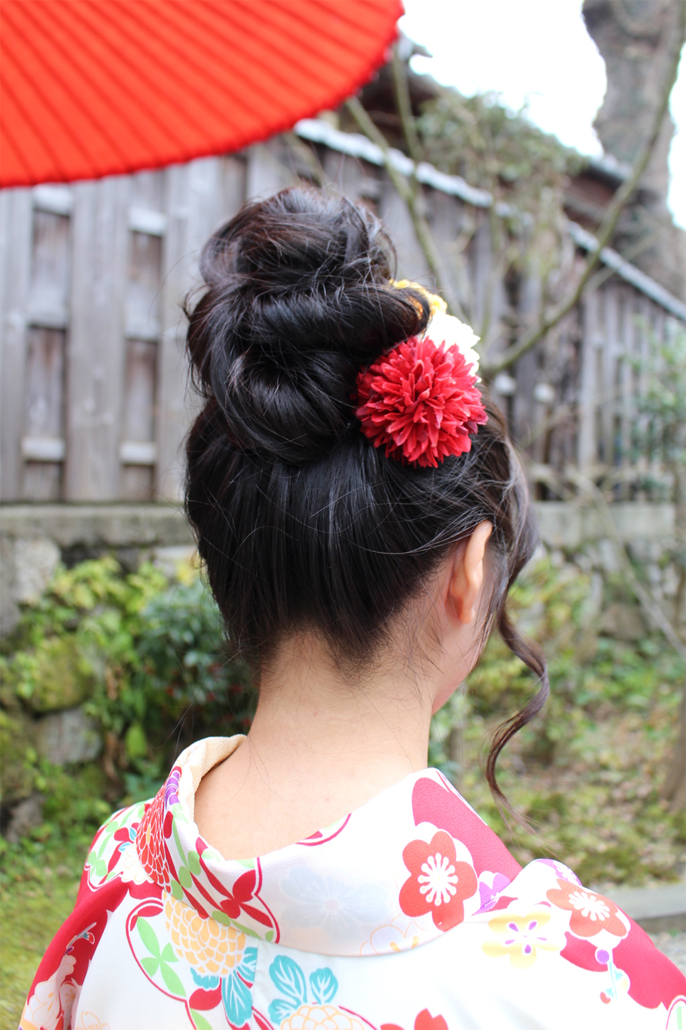 Authentic hair styling ｜Rent a kimono or yukata at Okamoto in Kyoto