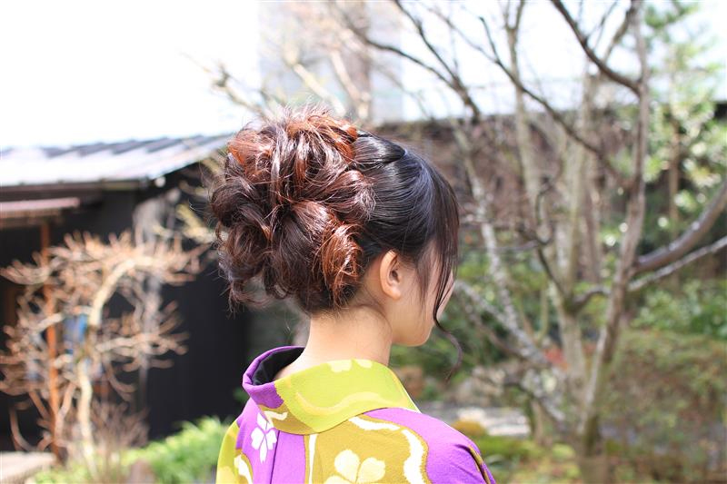 Authentic Hair Styling Rent A Kimono Or Yukata At Okamoto In Kyoto When Visiting Japan