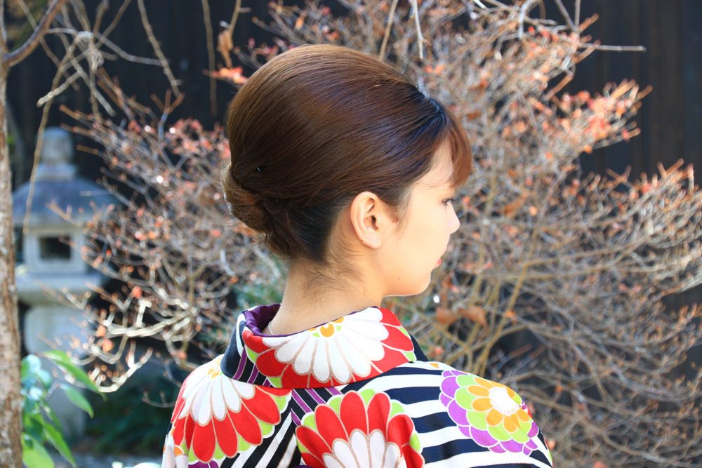 本格ヘアセット 着物や浴衣のレンタルは京都のレンタル着物岡本 本格ヘアセット 着物や浴衣のレンタルは京都のレンタル着物岡本