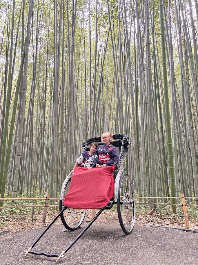 💚💚嵐山竹林、着物で行く～👘