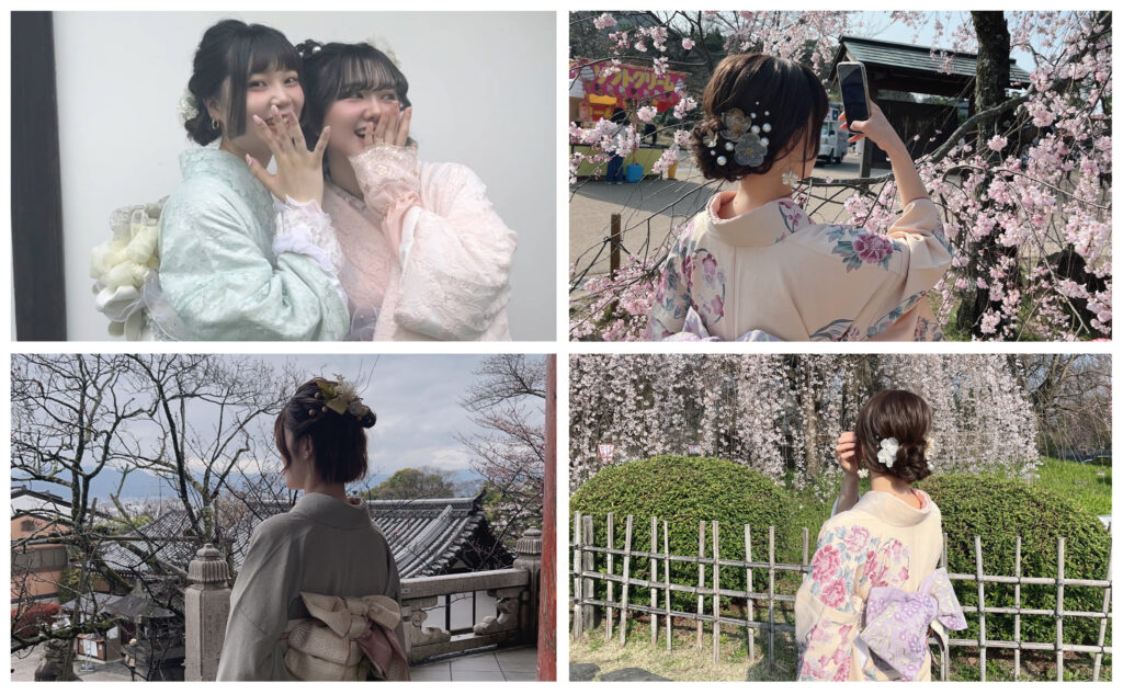 春の着物