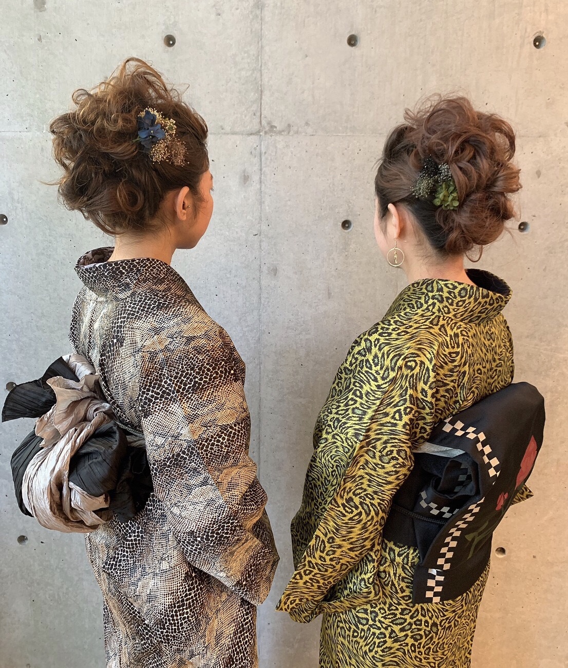 개성 있는 기모노 스타일링