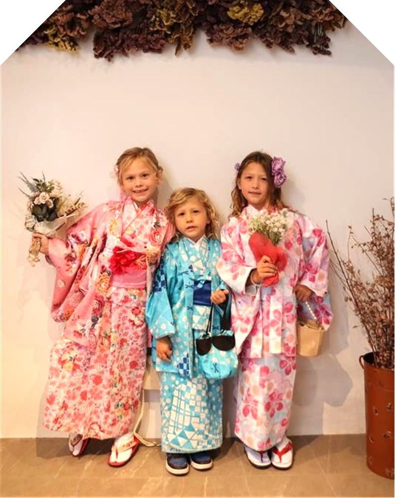 子供着物で楽しむ Kyoto Walk