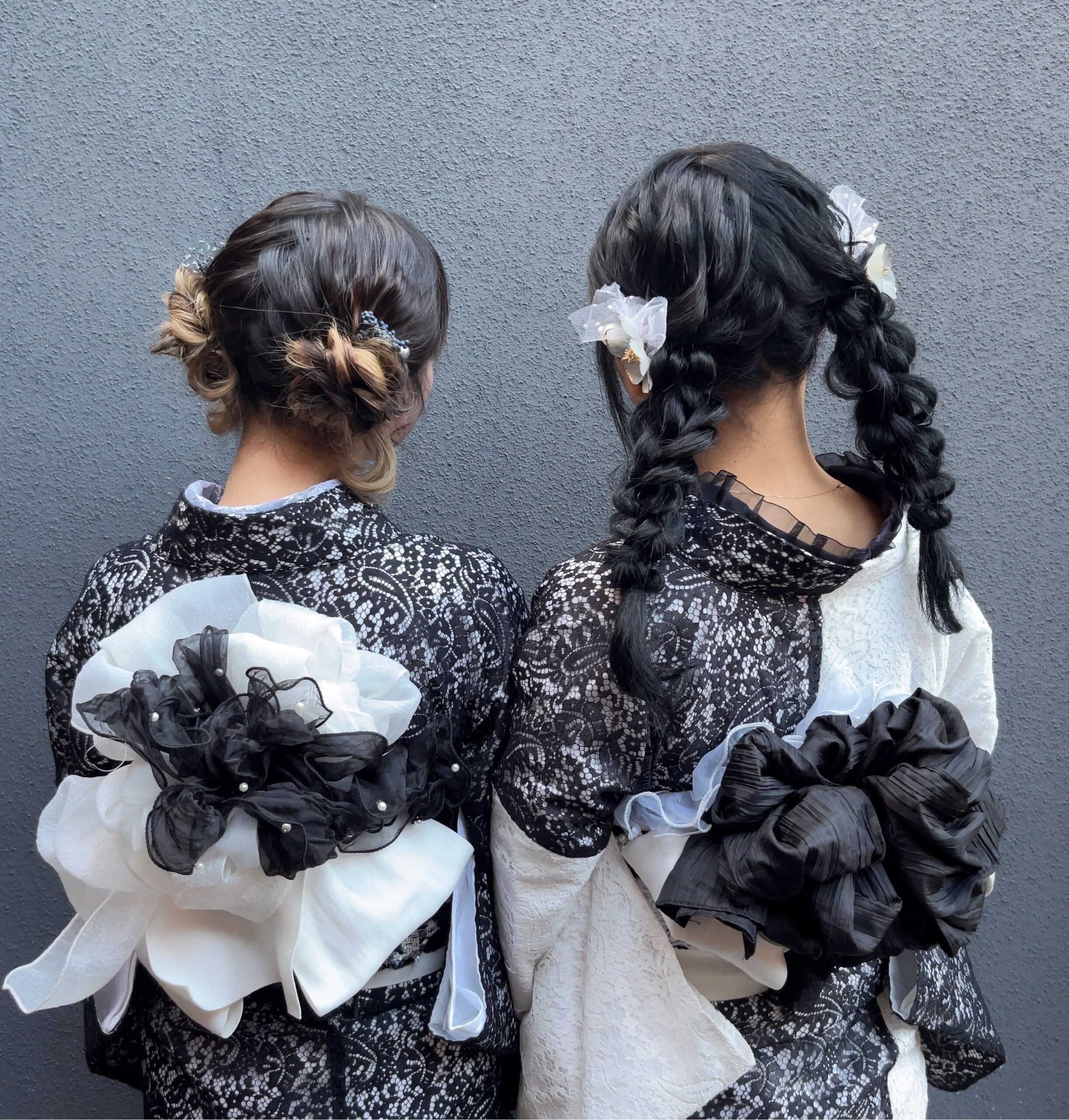 ♥暑くても妥協しない。“黒”で魅せる夏のゴシック着物♥