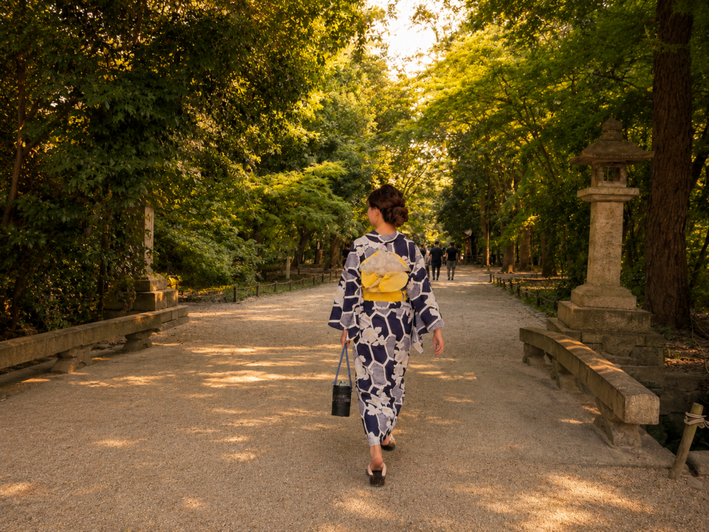 夕方の京都の景色