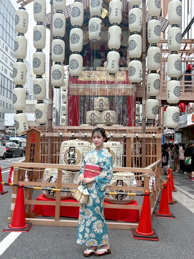 鉾と着物