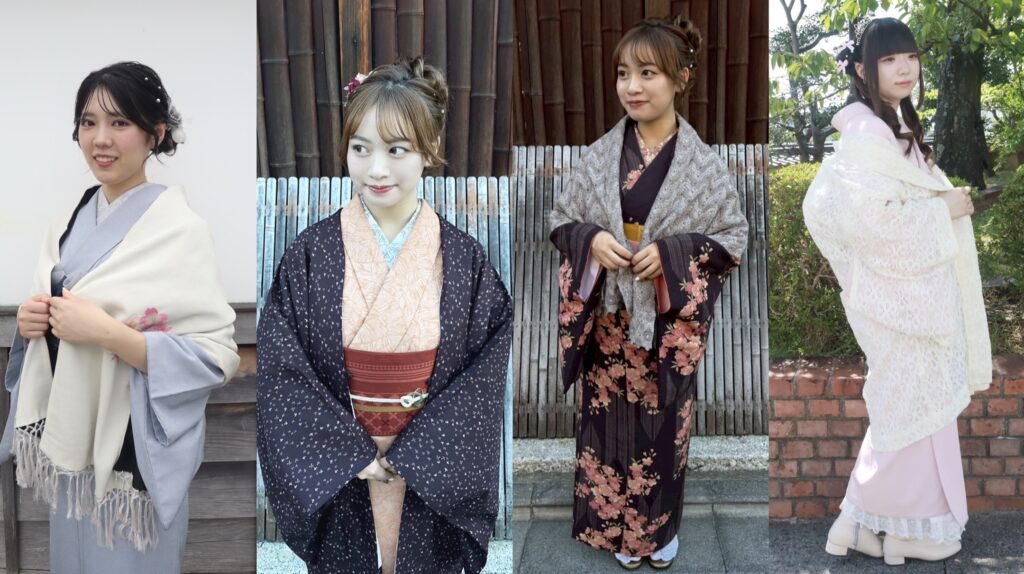 羽織ショールの例